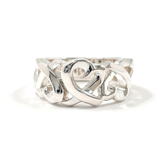 TIFFANY & Co. Tiffany Triple Loving Heart Paloma Picasso Ring, 925 Sterling S...